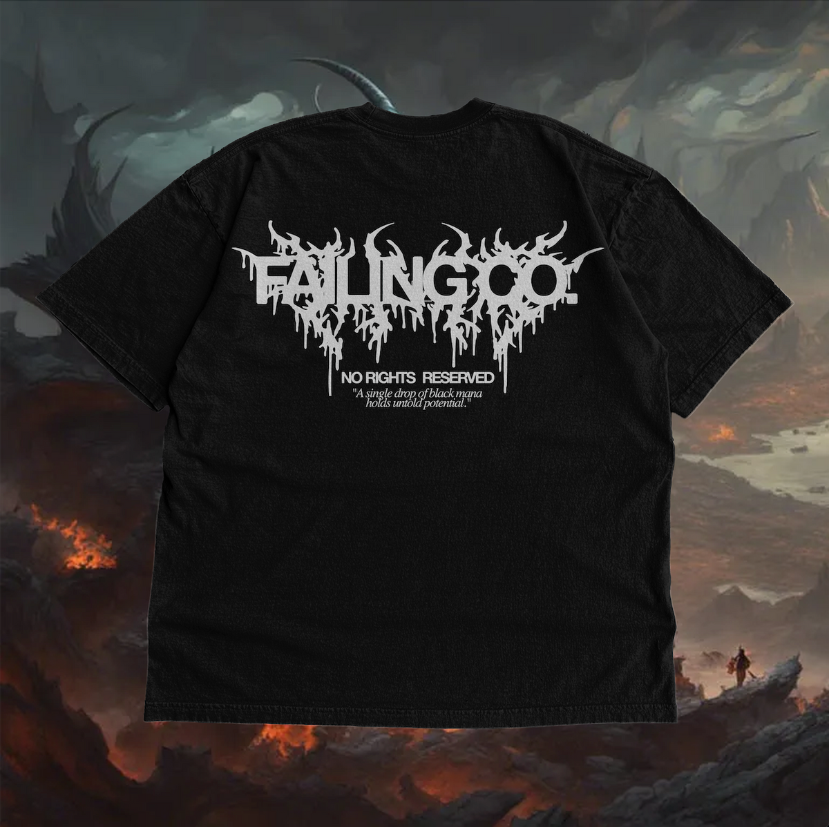 Dark Rituals Logo Dark Ritual Card Shirt – The Failing Company