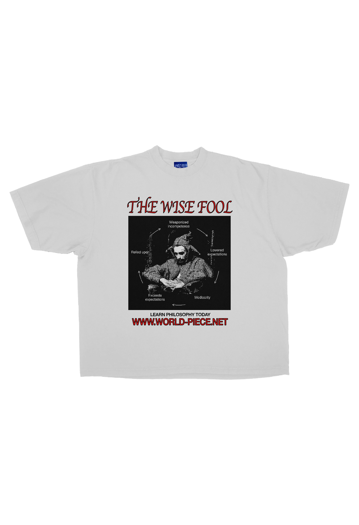 The Wise Fool Tee (White) PRE-ORDER